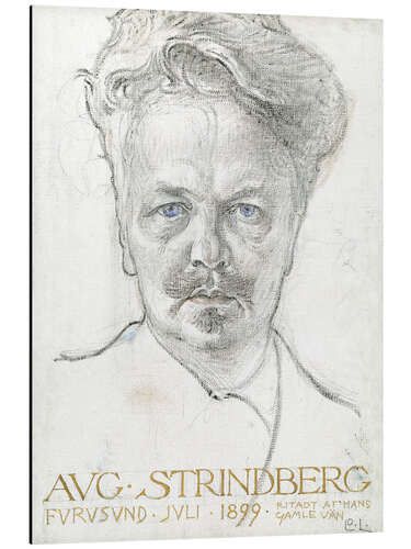 Cuadro de aluminio August Strindberg