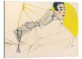 Magnettafel Liegender Mann