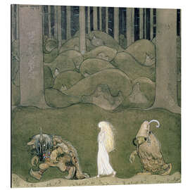 Magnettafel Die Prinzessin und die Trolle