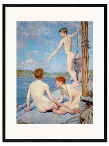 Framed art print The Bathers