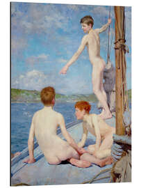 Magnettafel Die Badenden