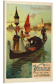 Magnettafel Eastern Railway von Paris nach Venice