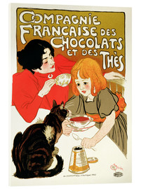 Tableau en verre acrylique  Compagnie Française des Chocolats et des Thés - Théophile-Alexandre Steinlen