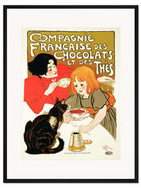 Gerahmter Kunstdruck Compagnie Francaise des Chocolats et des Thés