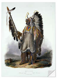 Naklejka na ścianę Mato-Tope, chief of the Mandan