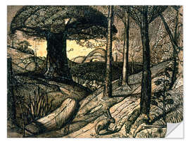 Wandsticker Früher Morgen, 1825