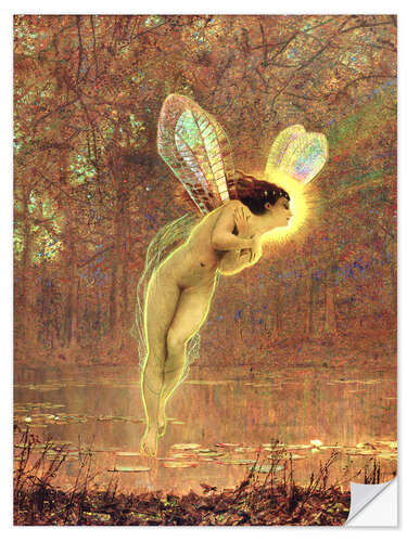 Wall sticker Iris, detail of the fairy