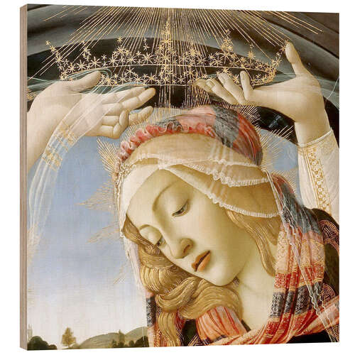 Puutaulu Madonna of the Magnificat (detail)
