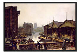 Gerahmter Kunstdruck Brücke in Leeds