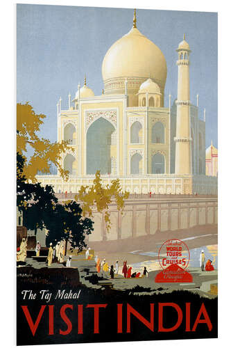 Foam board print Indien - Taj Mahal