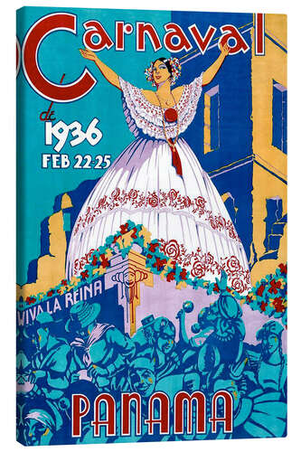 Canvas print Carnaval Panama 1936