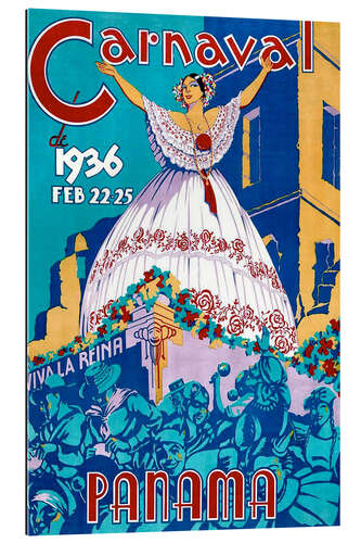 Stampa su plexi-alluminio Carnaval de Panama 1936