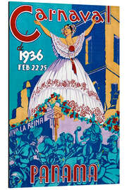 Magnettafel Carnaval Panama 1936