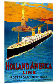 Gallery print Holland America Line - Rotterdam to New York