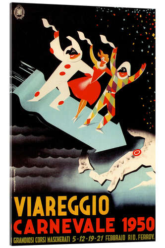 Acrylic print Viareggio Carnevale