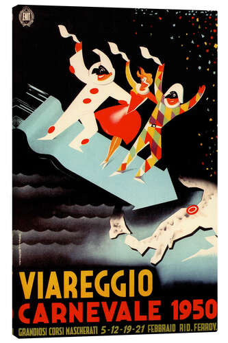 Quadro em tela Viareggio Carnevale