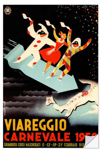 Naklejka na ścianę Viareggio Carnevale