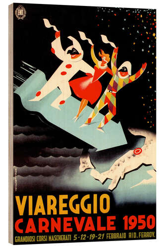 Obraz na drewnie Viareggio Carnevale