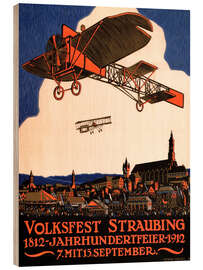 Holzbild Volksfest Straubing 1812