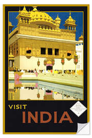 Selvklebende plakat India - Delhi House