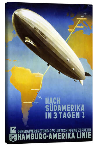 Canvas print Hamburg America Line - Graf Zeppelin