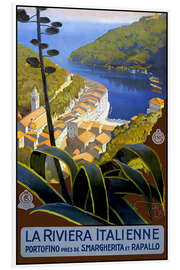 Hartschaumbild Italien – La Riviera Italienne