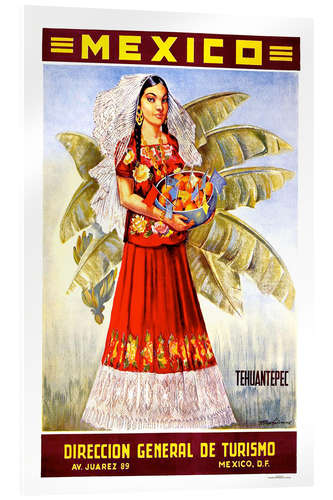 Acrylic print Mexico - Tehuantepec