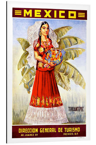 Tableau en aluminium Mexico - Tehuantepec