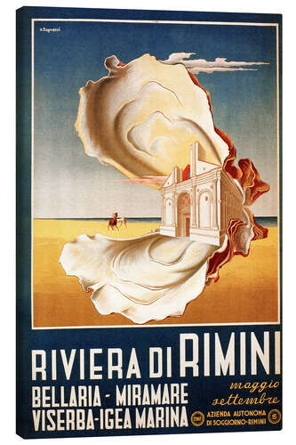 Canvas print Italy - Riviera di Rimini