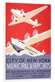 Foam board print City of New York - Municipal Airports