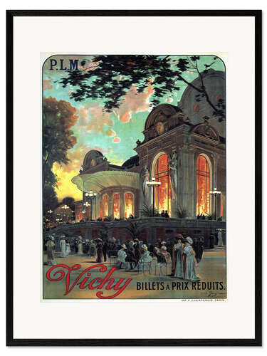 Gerahmter Kunstdruck Vichy - Billets a Prix Reduits
