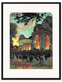 Impression artistique encadrée Vichy - Billets a Prix Reduits
