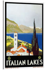 Magnettafel Italienische Seen