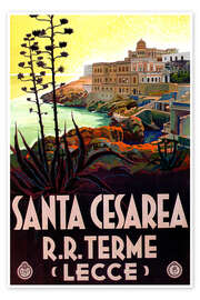 Poster Santa Cesarea Terme, Puglia, Italia