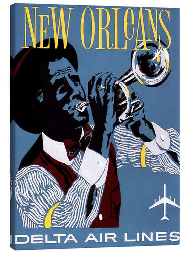 Canvas print Fly to New Orleans