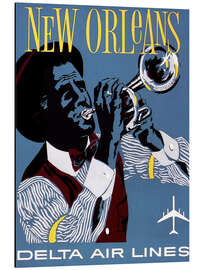 Magnettafel New Orleans Delta Air Lines