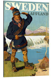 Magnettafel Lappland, Schweden