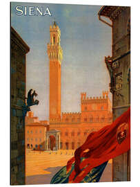 Magnettafel Siena, Toskana in Italien