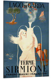 Magnettafel Lago Di Garda, Sirmione Gardasee, Italien