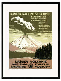 Impression artistique encadrée Lassen Volcanic - National Park