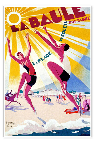 Poster La Baule - Bretagne