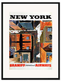 Gerahmter Kunstdruck New York