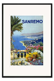 Gerahmter Kunstdruck Italien - Sanremo