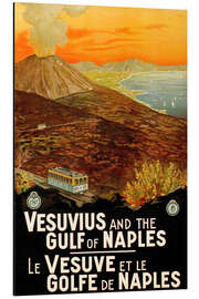 Magnettafel Italien - Vesuv und der Golf von Neapel
