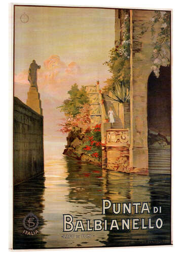 Akryylilasitaulu Italy - Punta di Balbianello