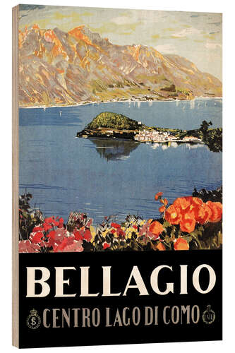 Stampa su legno Italia - Bellagio