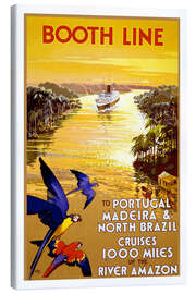 Canvas print Portugal, Madeira and Brazil