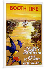 Magnettafel Portugal, Madeira und Brasilien