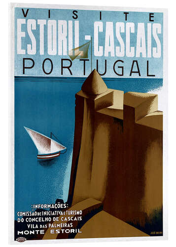 Stampa su vetro acrilico Portugal - Estoril-Cascais