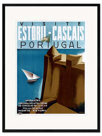 Impresión de arte enmarcada Portugal - Estoril-Cascais